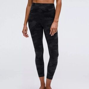 LULULEMON Align Pant 8 Camo 25" Nulu High-Rise Leggings Heritage 365 Camo Multi